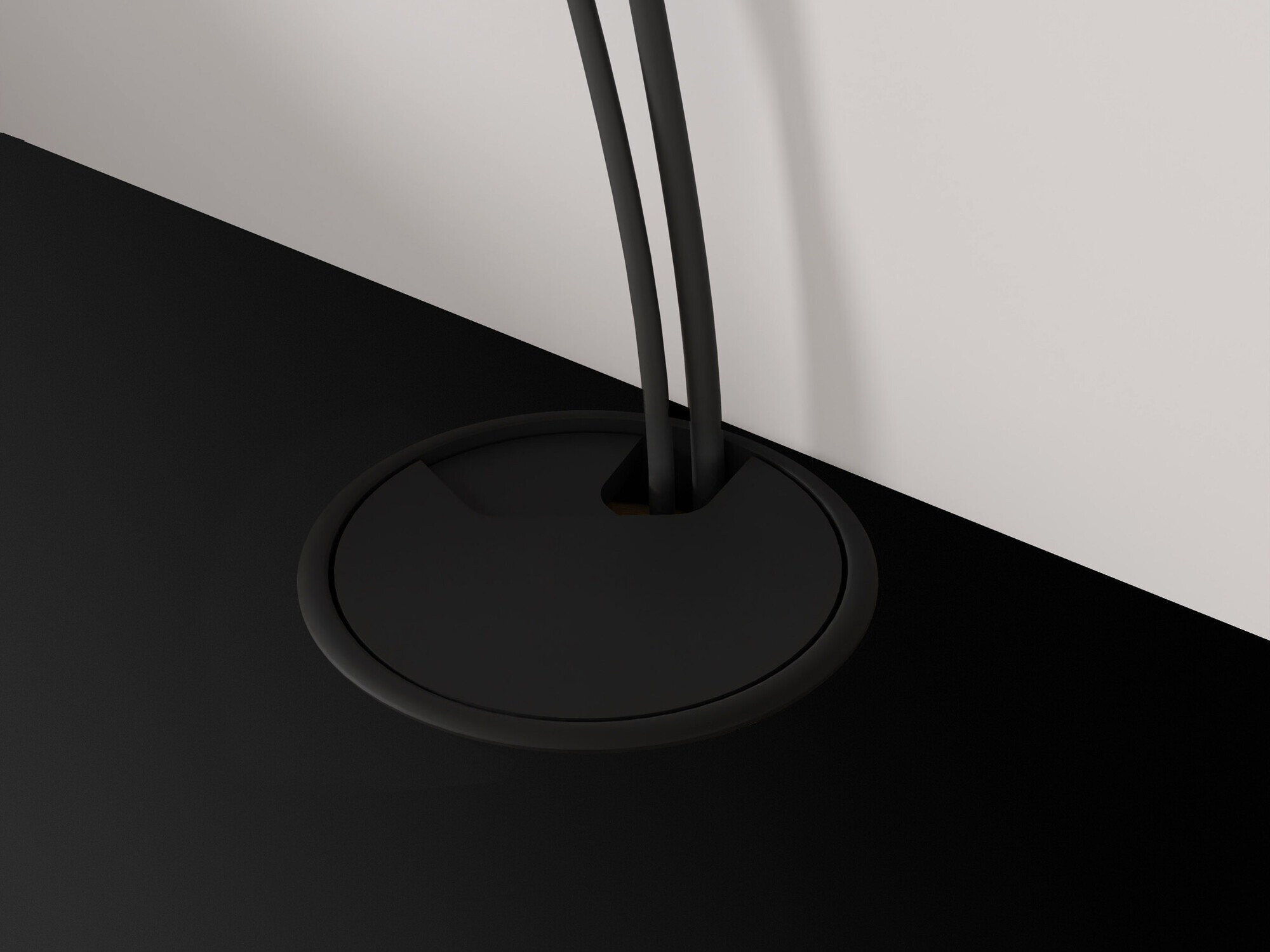 TV stol Buffalo 176 (Mat crna + Hrast Artisan)