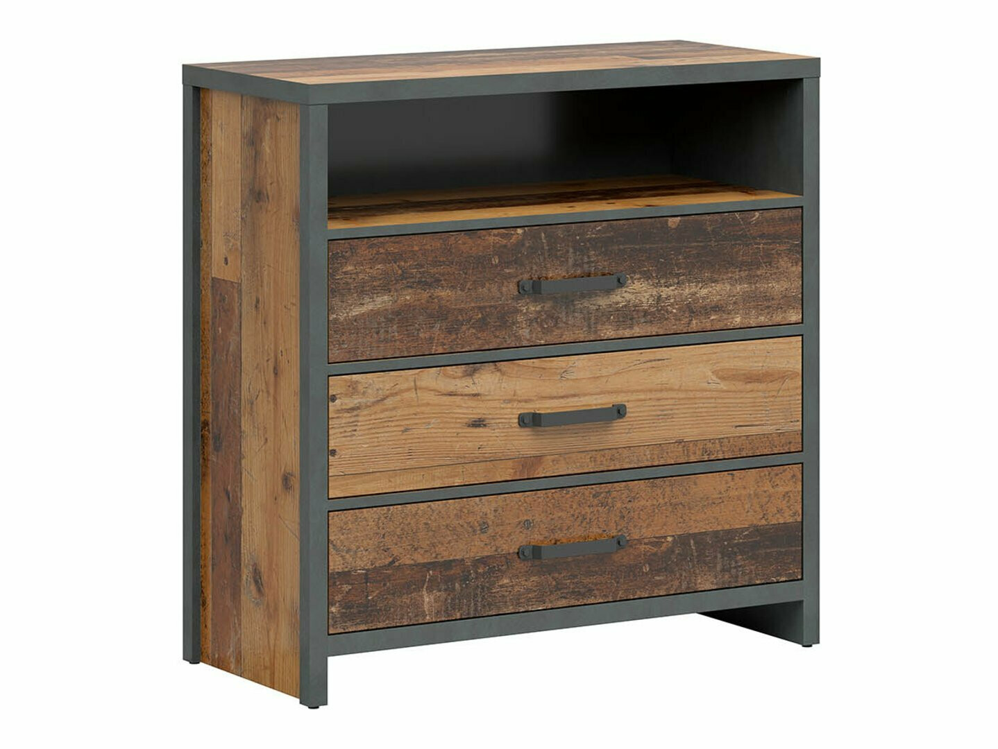 Komoda Belsera 102 (Smeđa + Siva Matera)