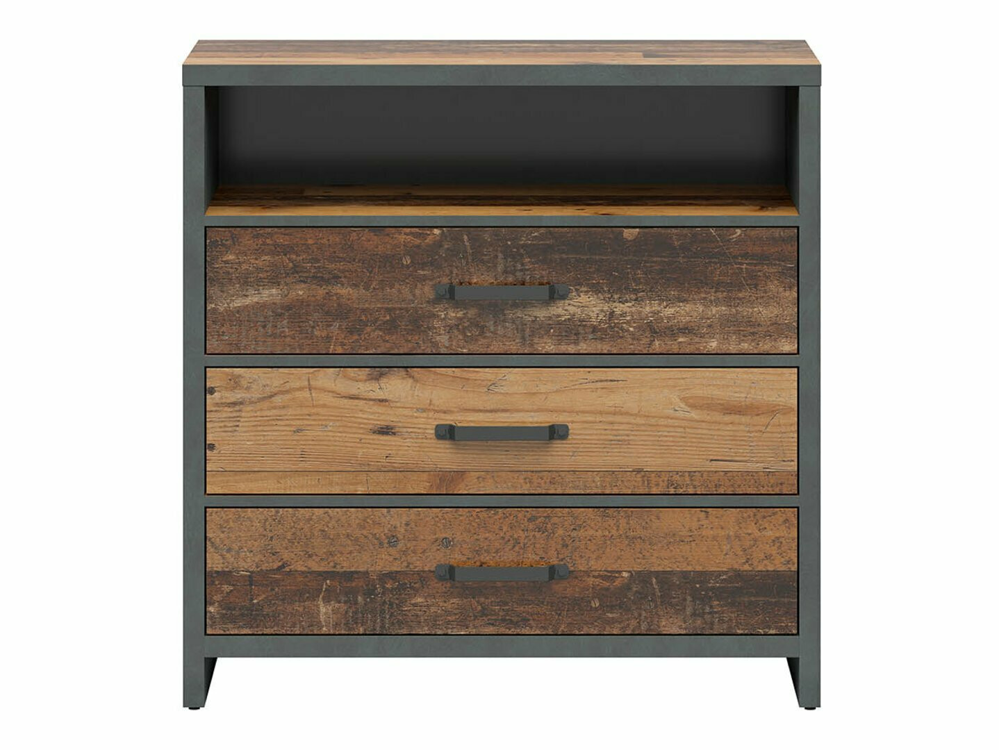 Komoda Belsera 102 (Smeđa + Siva Matera)