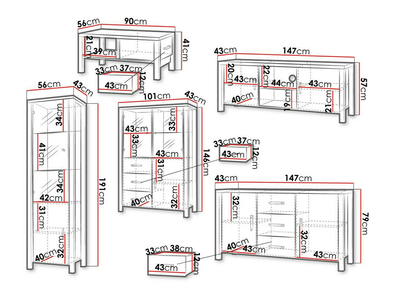 Set za dnevni boravak Tornua 108