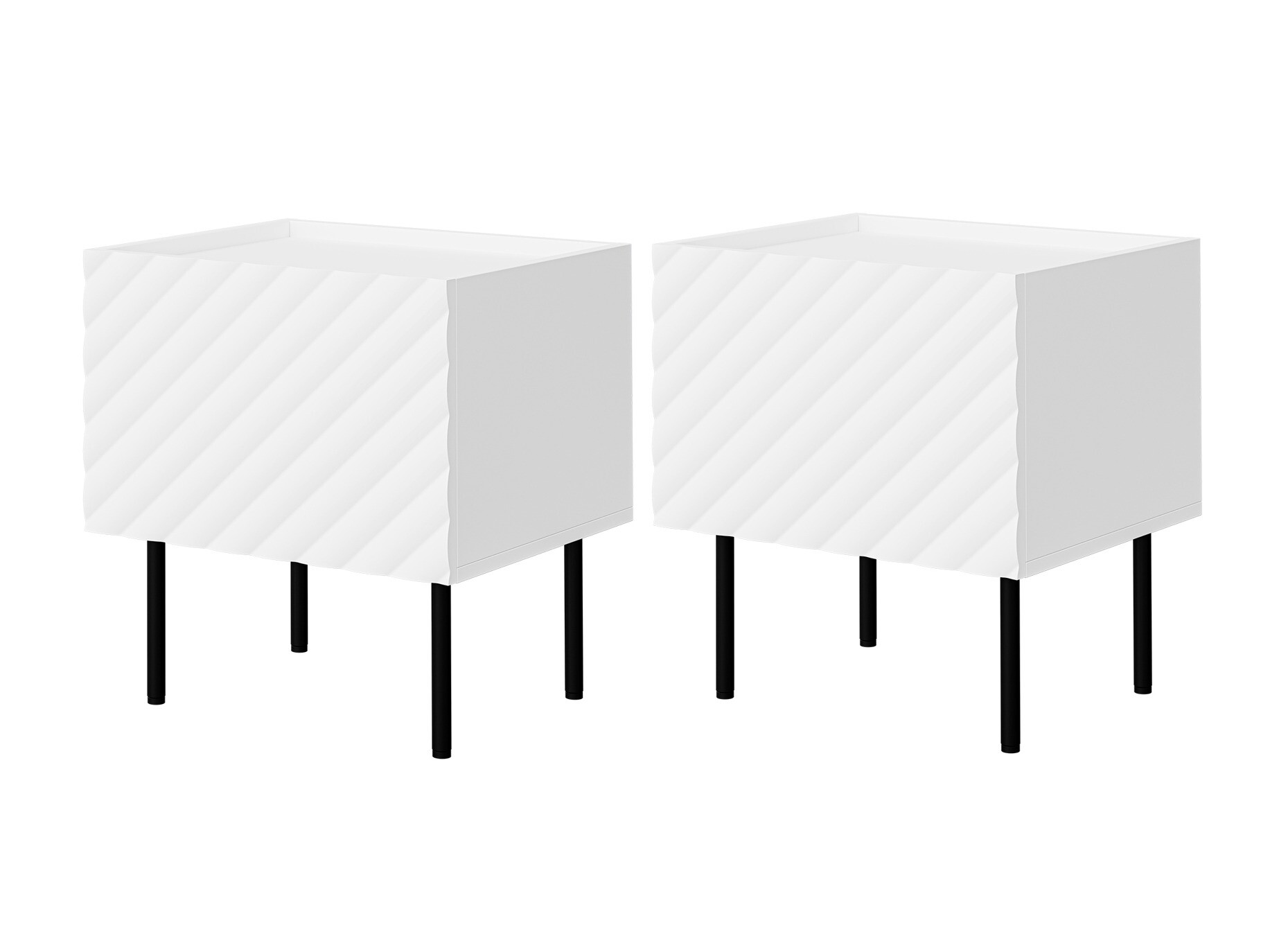 Set noćnih ormarića Sillen (Bijela)