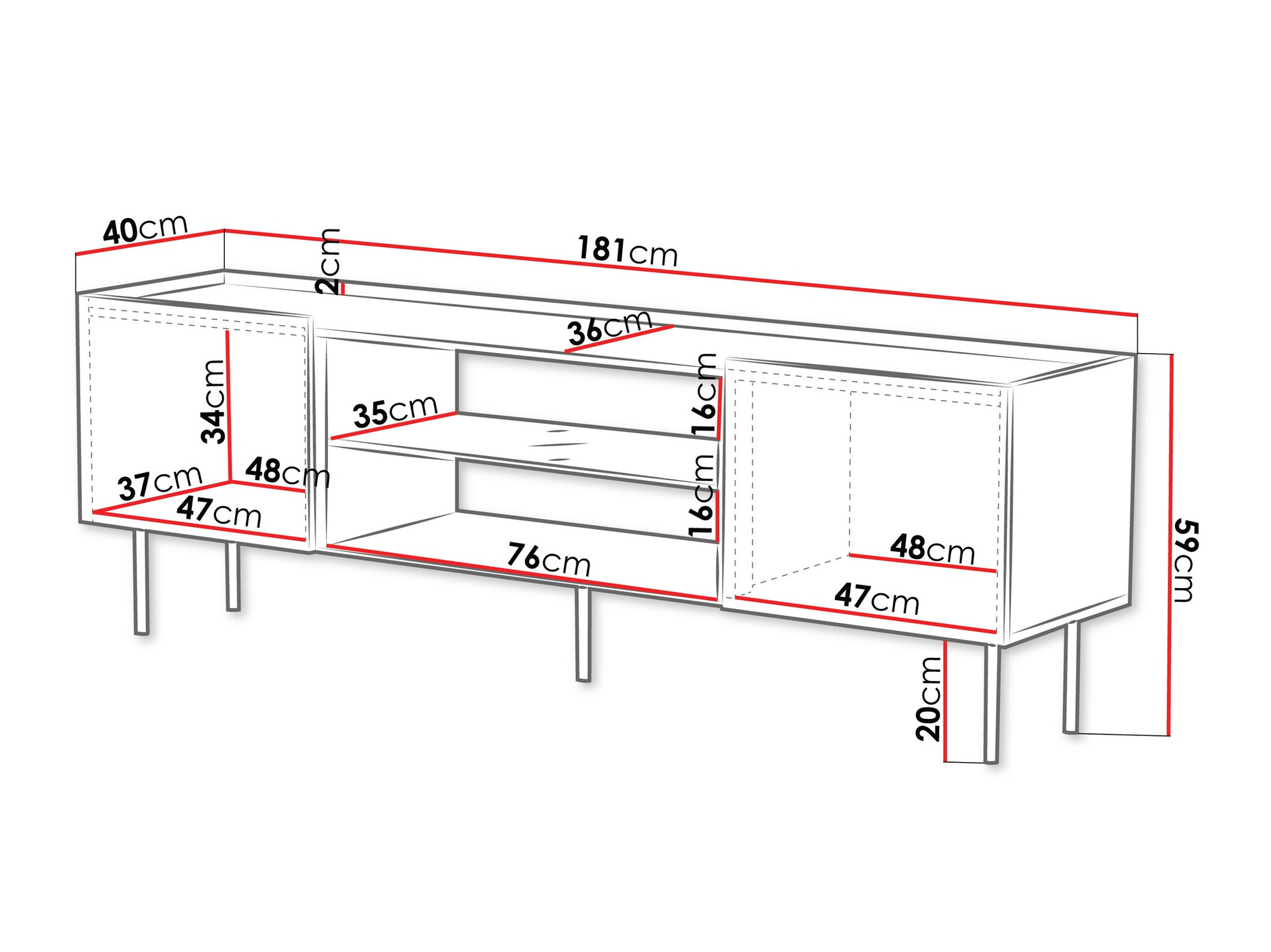 TV stol Sillen II (Kašmir)