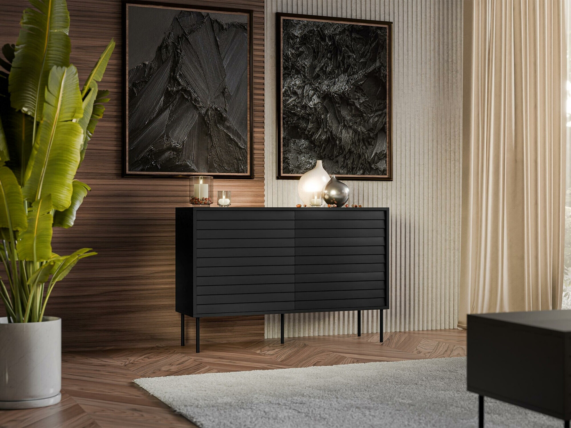 Komoda Flosoru 101 (Crna)