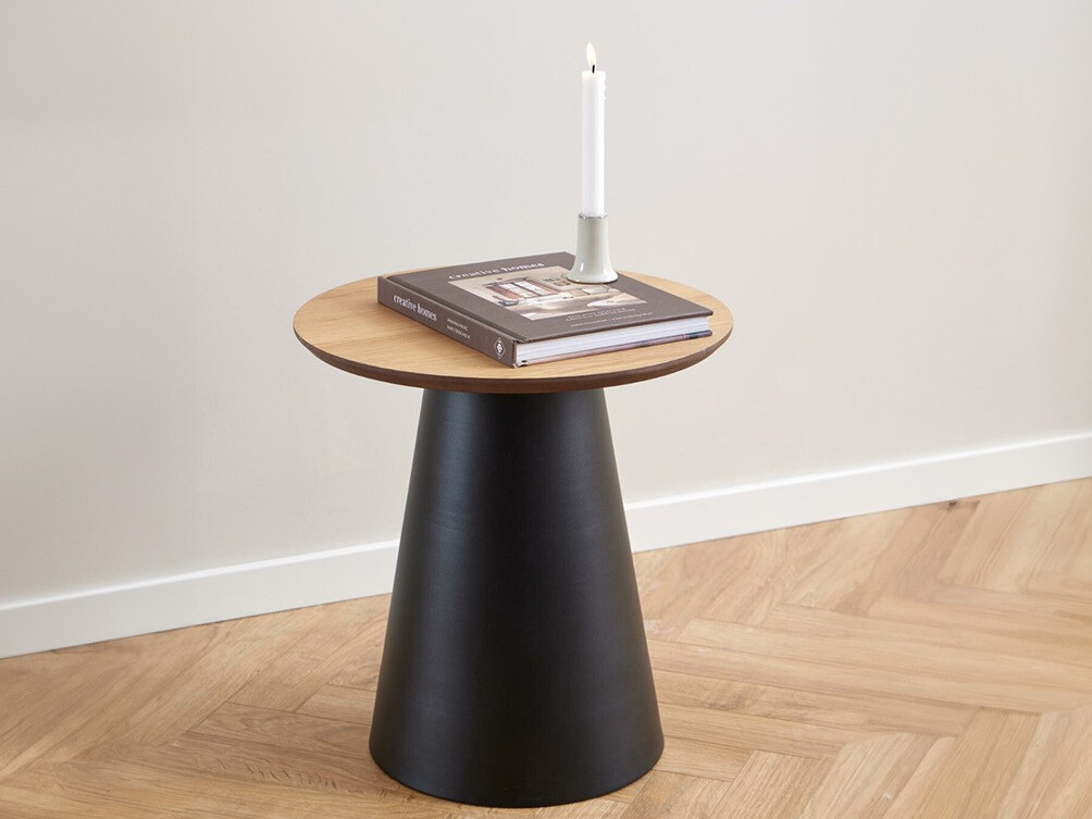 Pomoćni stolić Norsica 950 (Crna + Hrast)