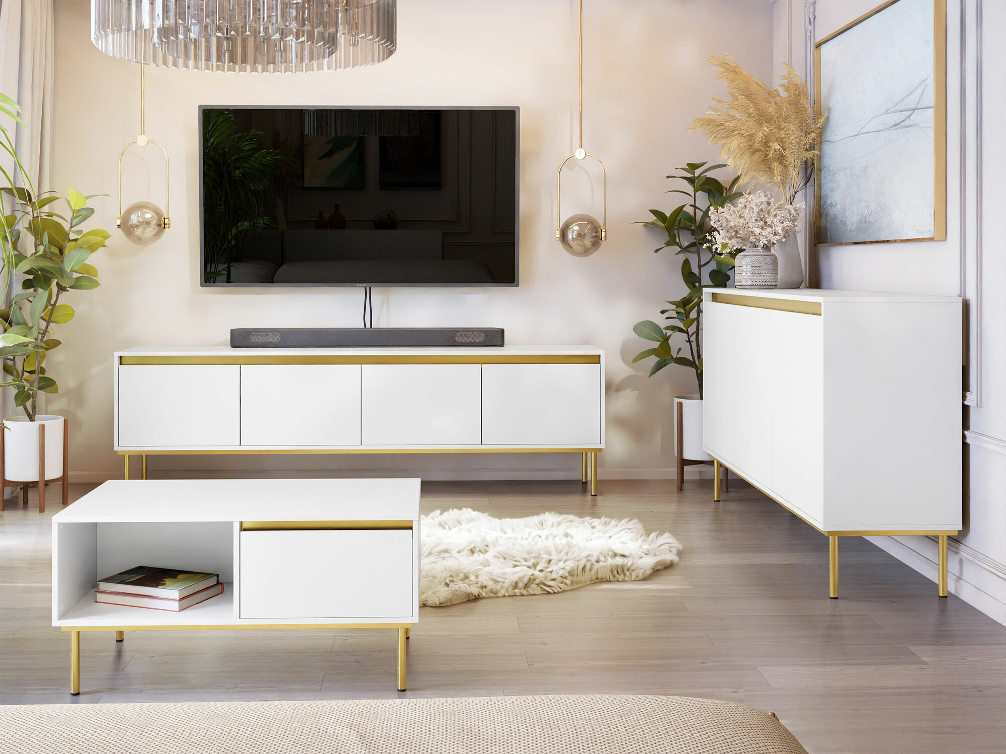 Stolić za kavu Comfivo 495 (Bijela)