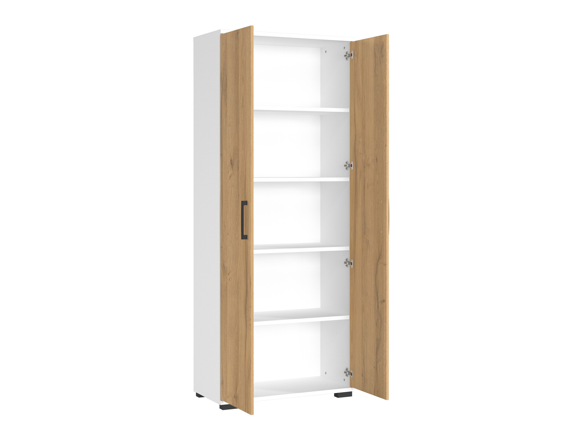 Polica Lartesi 104 (Bijela + Hrast Grandson)