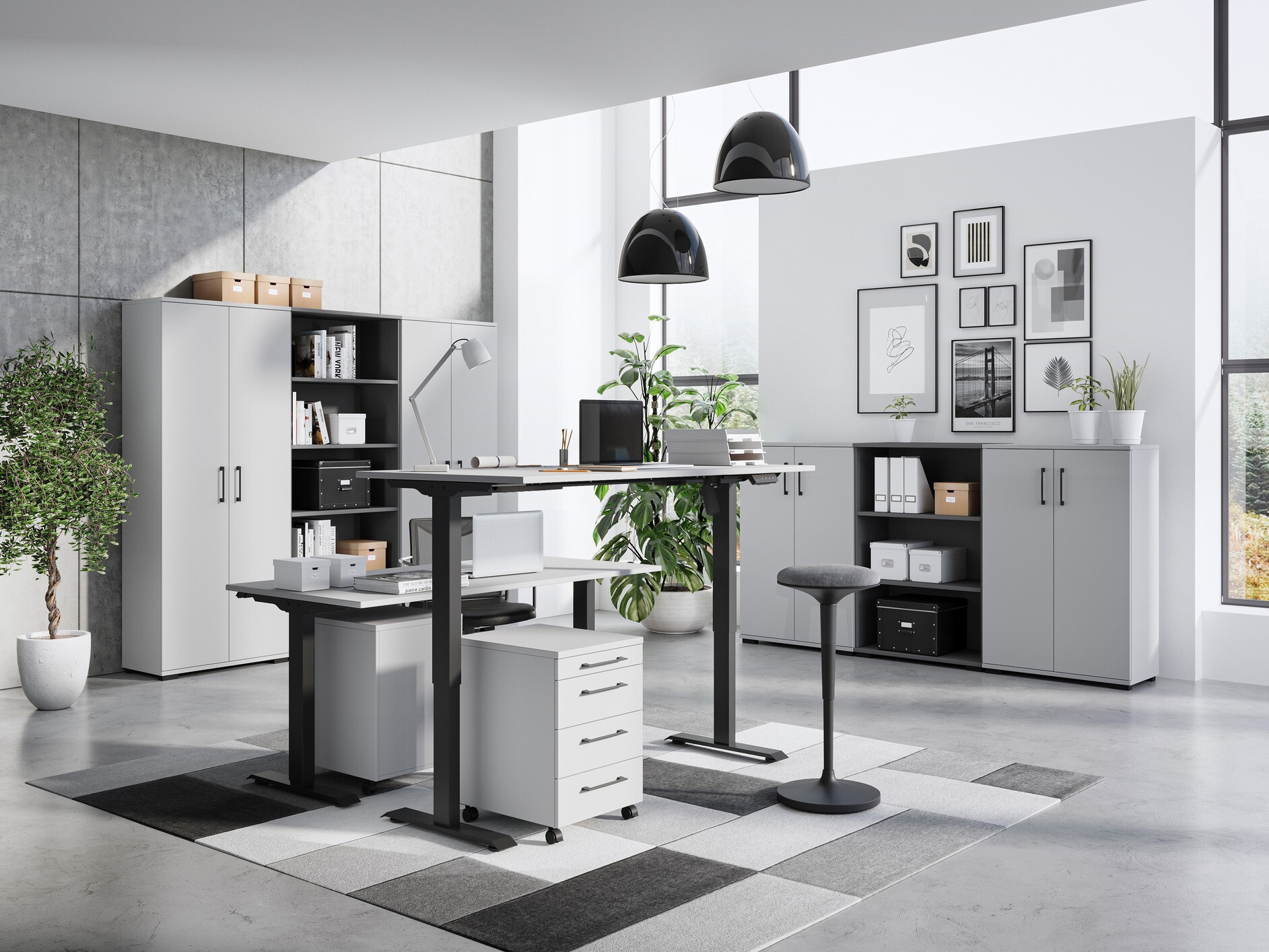 Polica Lartesi 104 (Svijetlo siva)