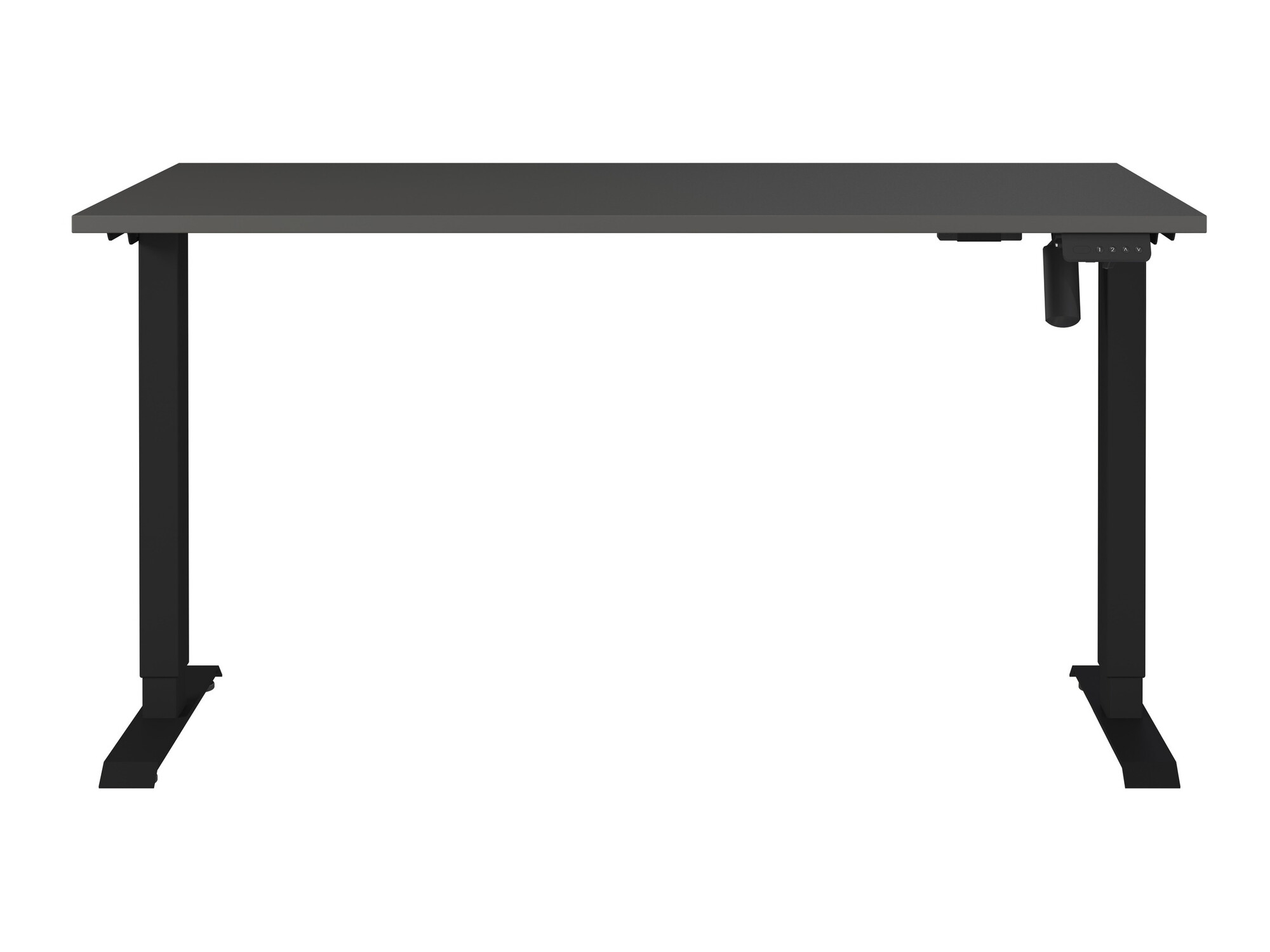 Radni stol podesiv po visini Lartesi 116 (Grafit + Crna)