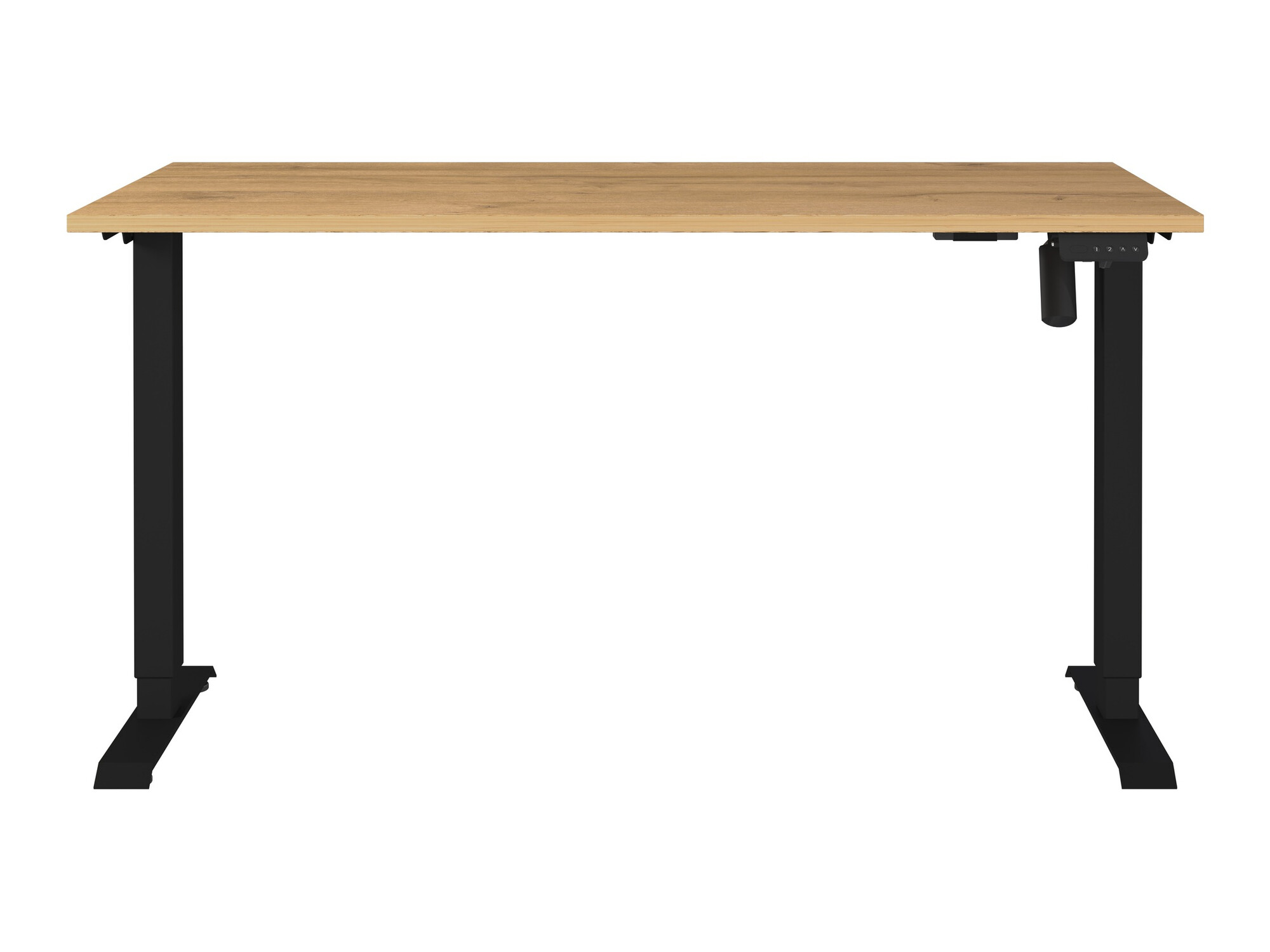 Radni stol podesiv po visini Lartesi 116 (Grandson hrast + Crna)