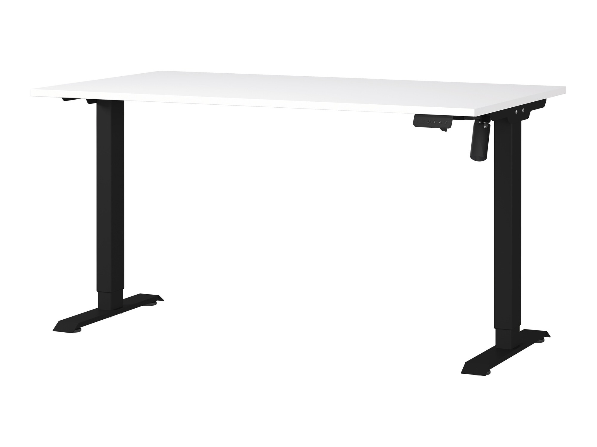 Radni stol podesiv po visini Lartesi 117 (Bijela + Crna)