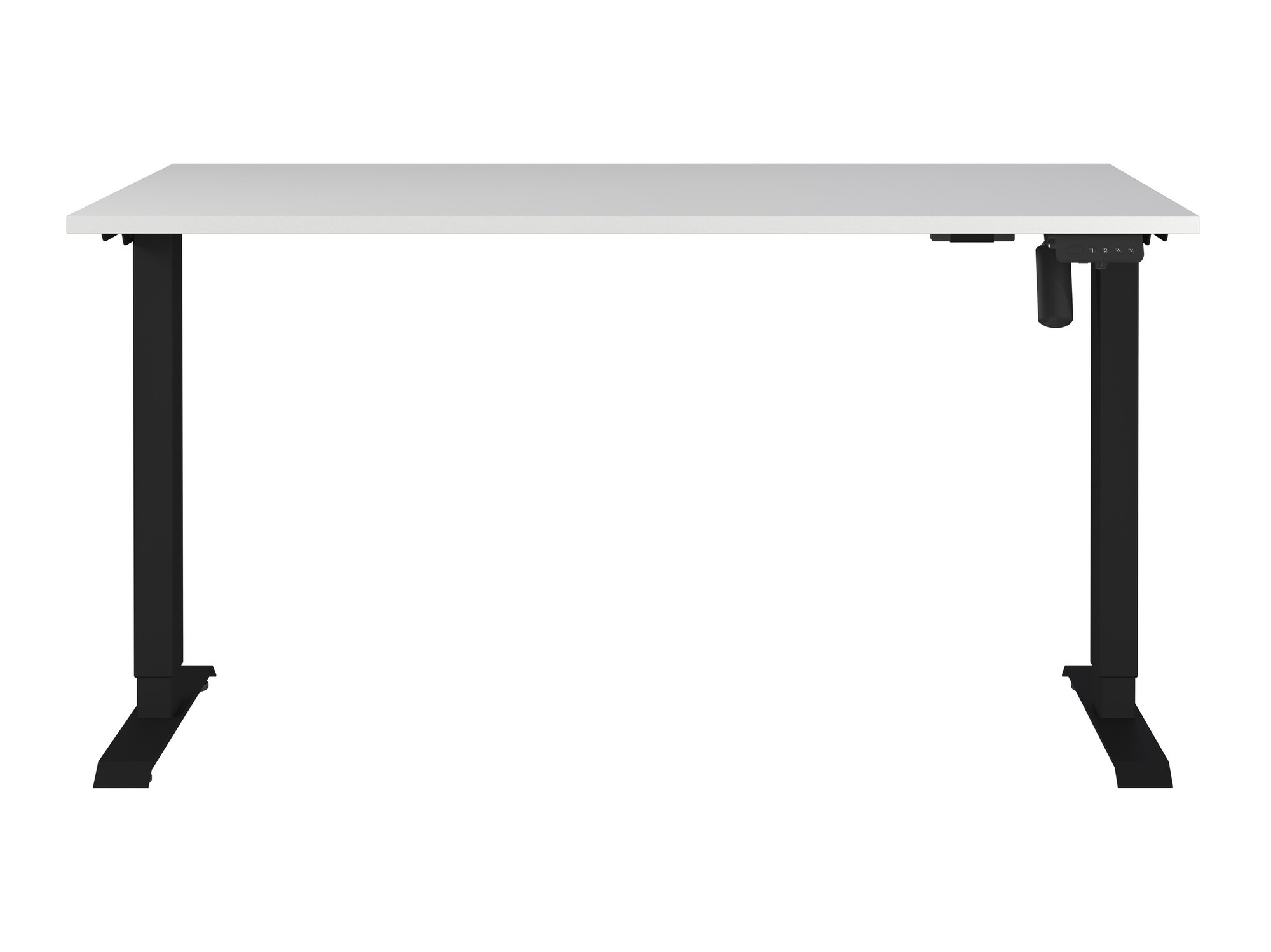 Radni stol podesiv po visini Lartesi 117 (Svijetlo siva + Crna)