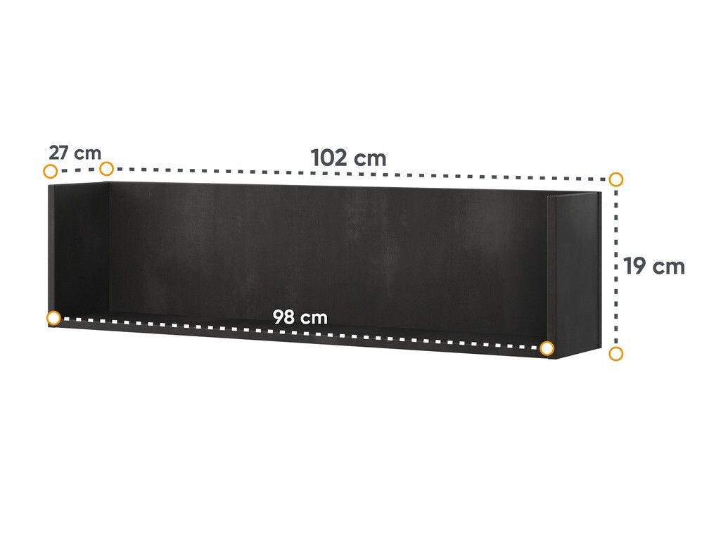 Zidna polica Orlbale 138