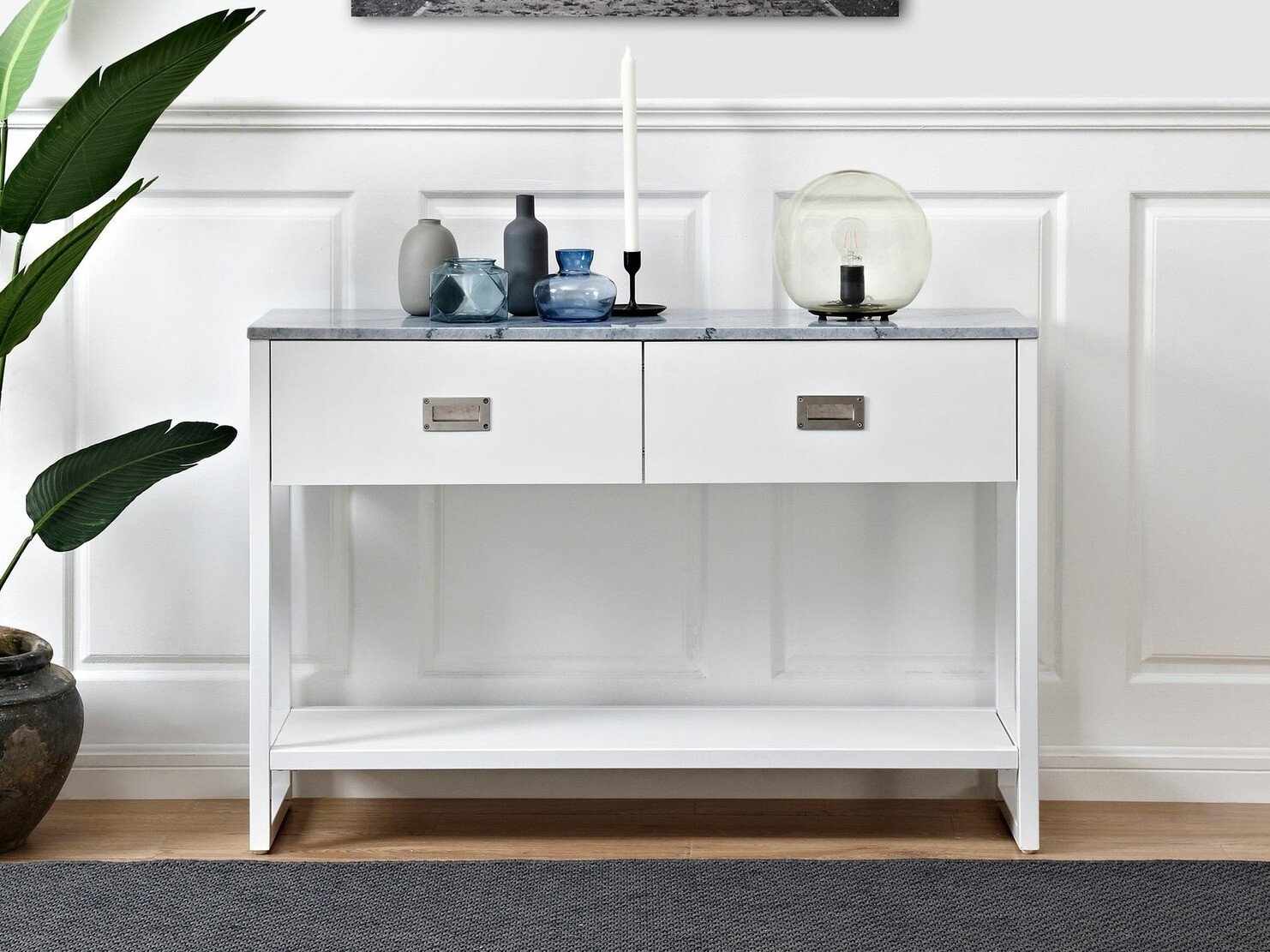 Konzola Scandinavian Choice 694 (Bijela + Siva)