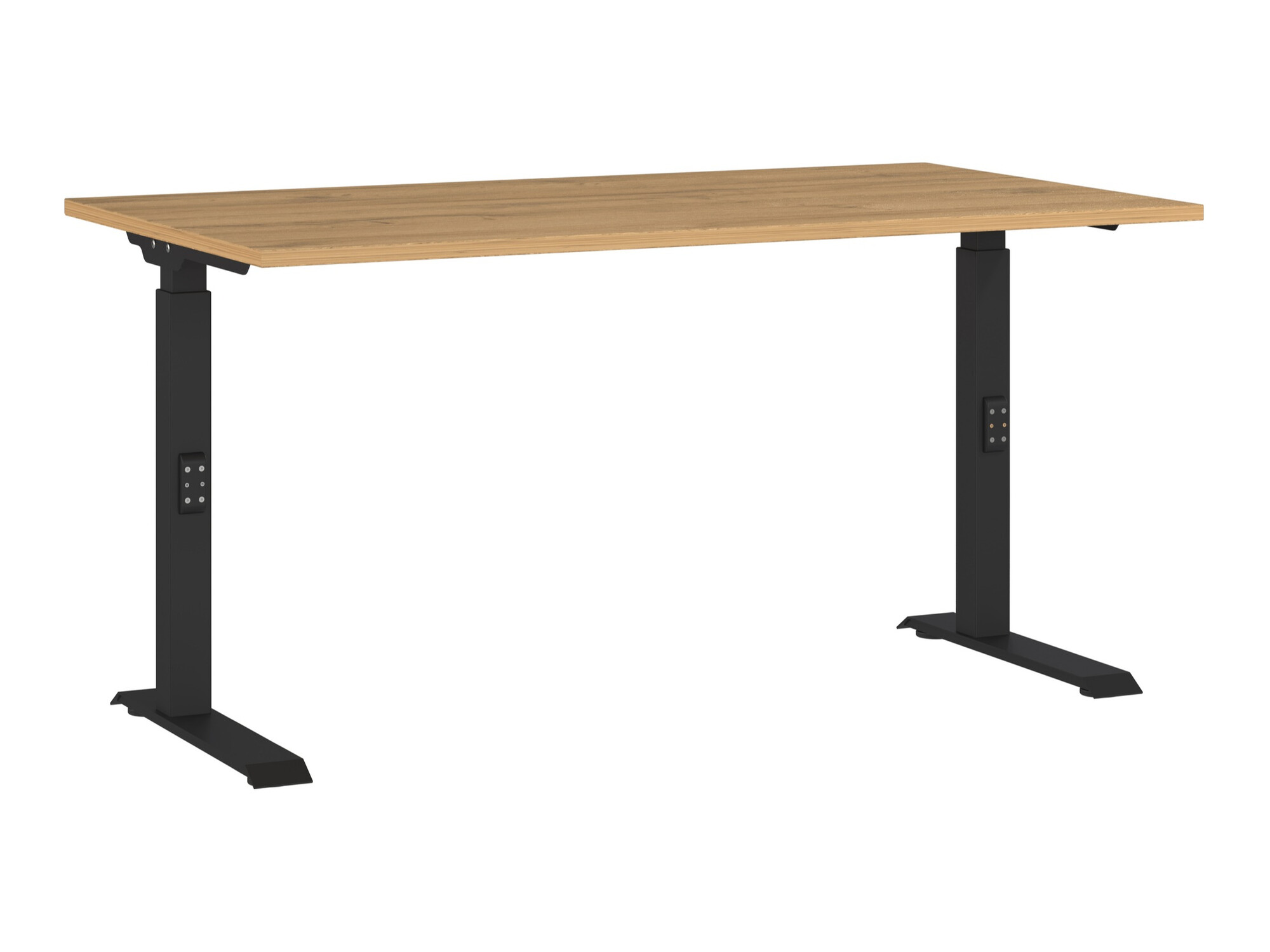 Uredski stol Eliromo 121 (Hrast Grandson + Crna)