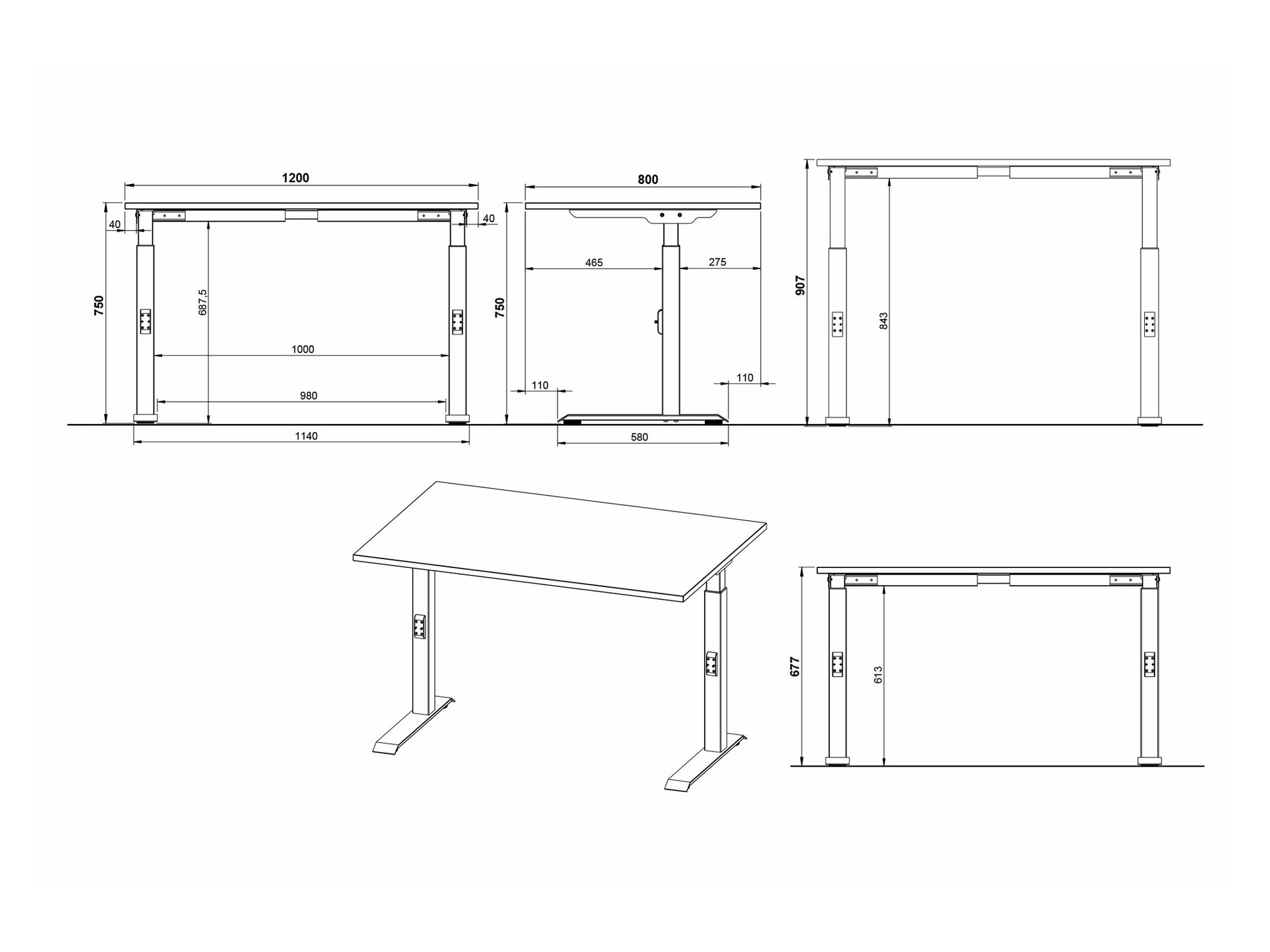 Uredski stol Eliromo 122 (Svijetlo siva + Srebrna)