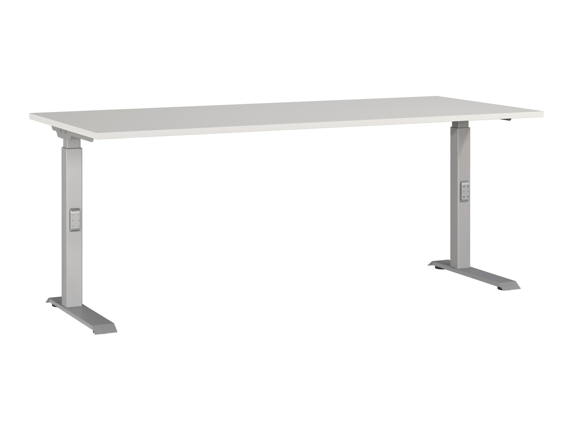 Uredski stol Eliromo 124 (Svijetlo siva + Srebrna)