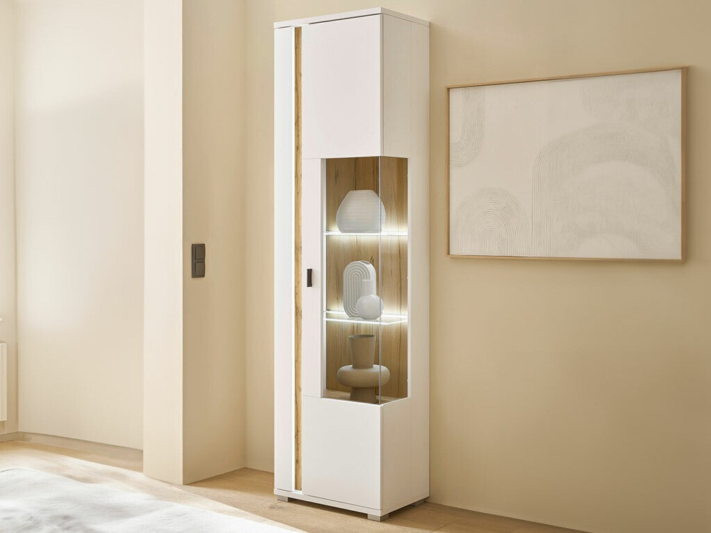 Polica Avimavi 100 (Bijela + Hrast Wotan)