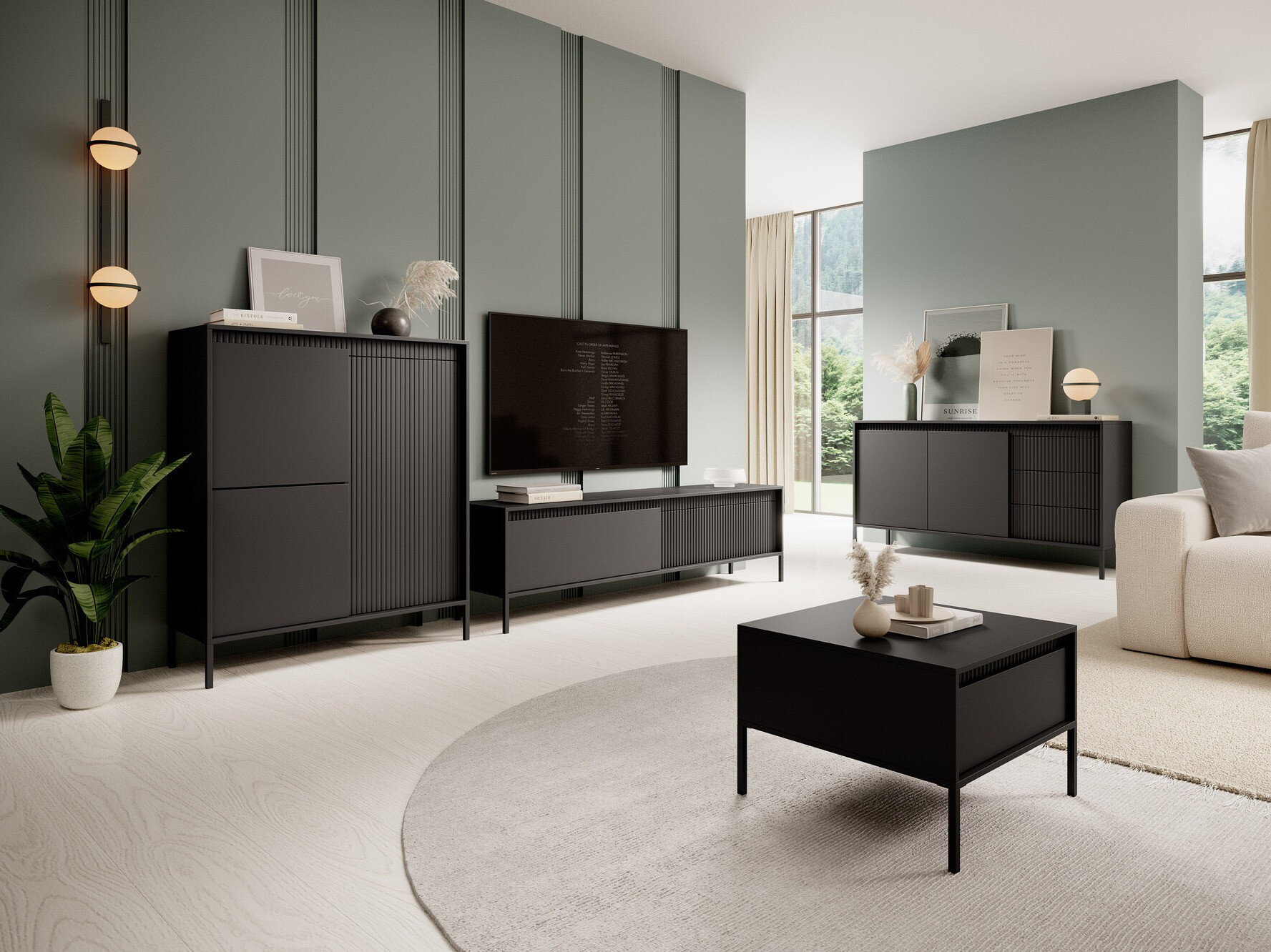 TV stol Romfele 104 (Crna)