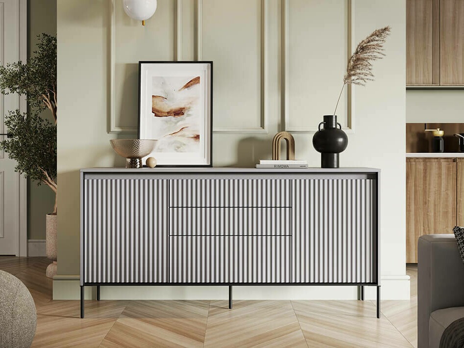 Komoda Fernolu 100 (Siva + Crna)