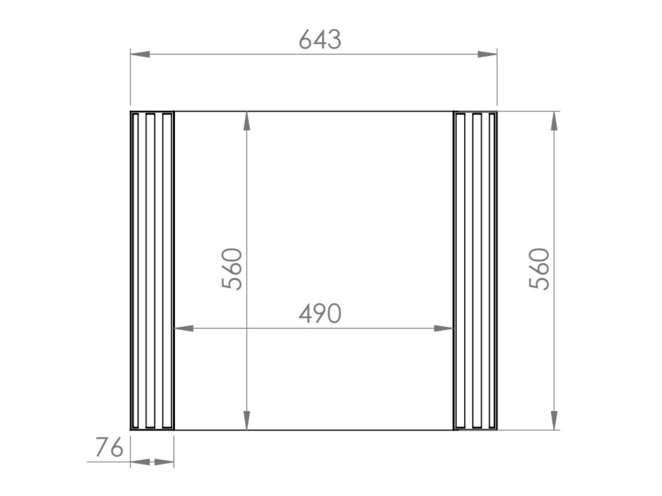 Ogledalo Marmeli 112