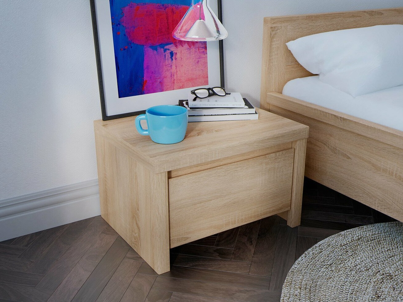 Ormarić za cipele Nolroma 115 (Sonoma hrast)