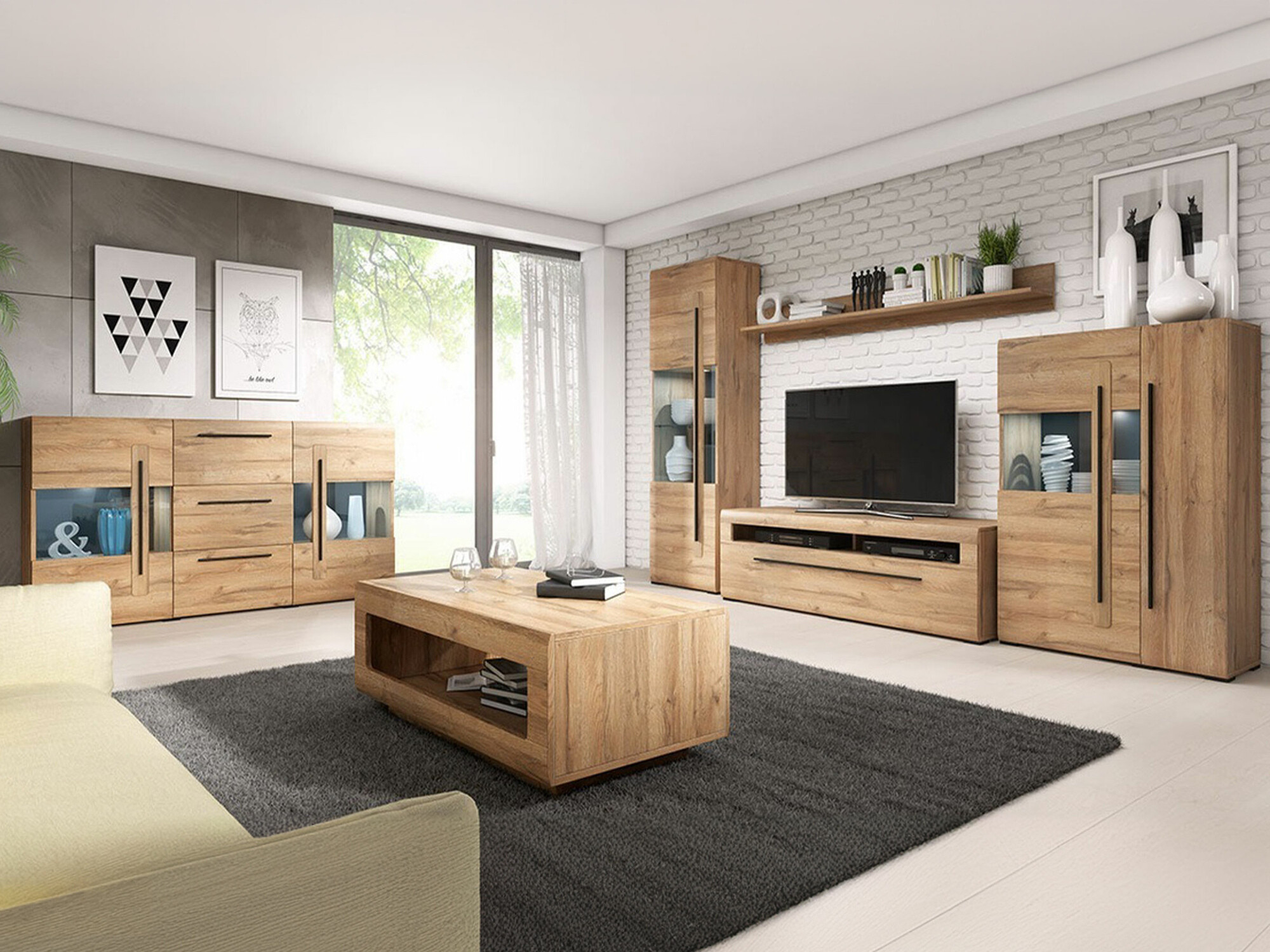 Set za dnevni boravak Ophsalu 112 (Hrast Grandson)