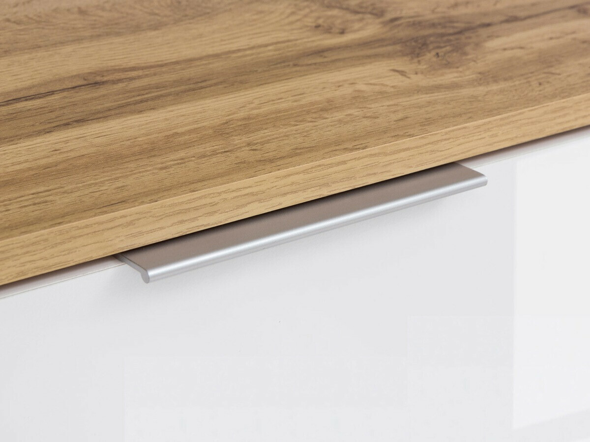 Ormarić Tivetra 103 (Wotan hrast + Sjajno bijela)