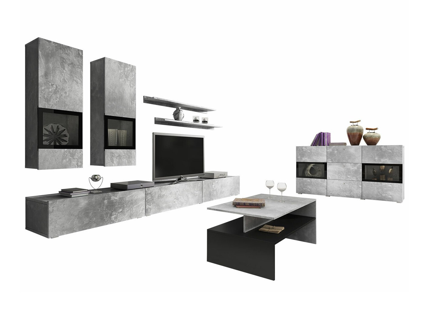 Set za dnevni boravak Serodeu 104 (Boja betona)