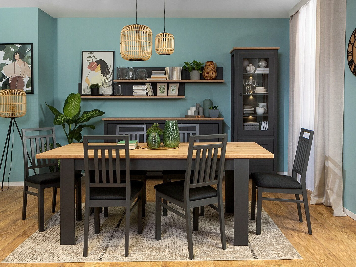 Stol Sordoro 122 (Grafit + Hrast Artisan)