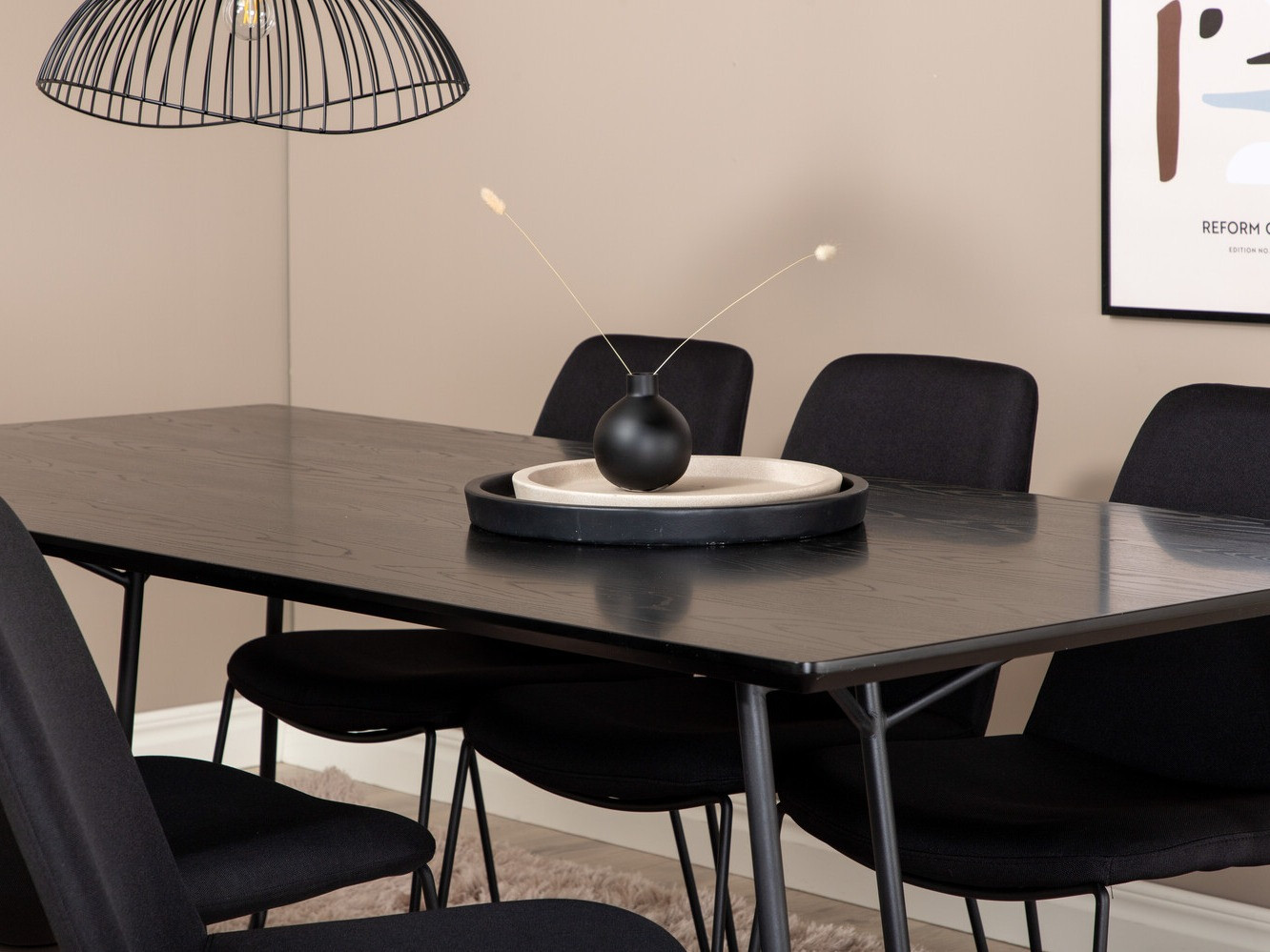 Blagovaonski set Dallas 3039 (Crna)