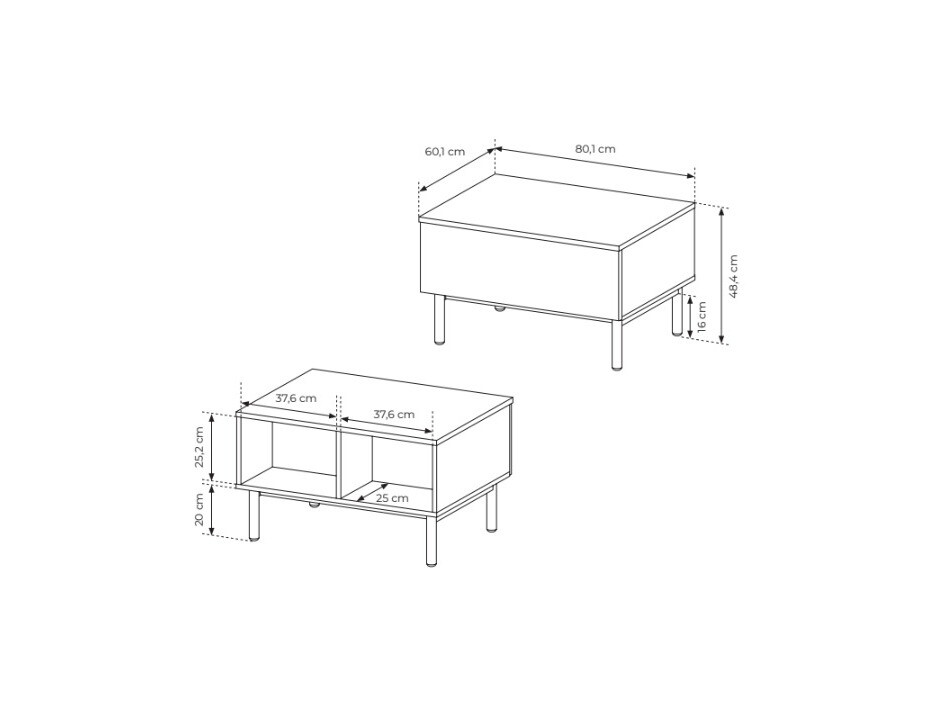 Stolić za kavu Livmave 106