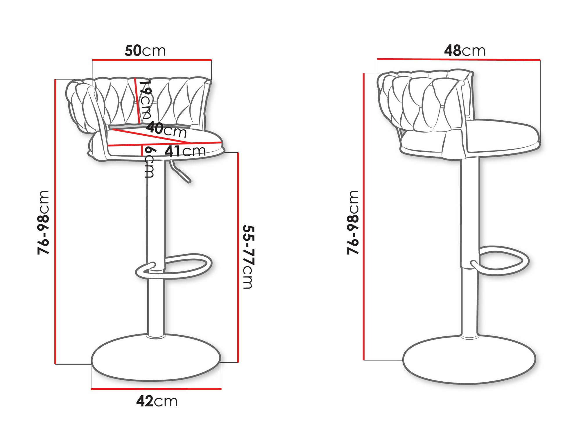 Barska stolica Comfivo Hilaritas II (Bež)