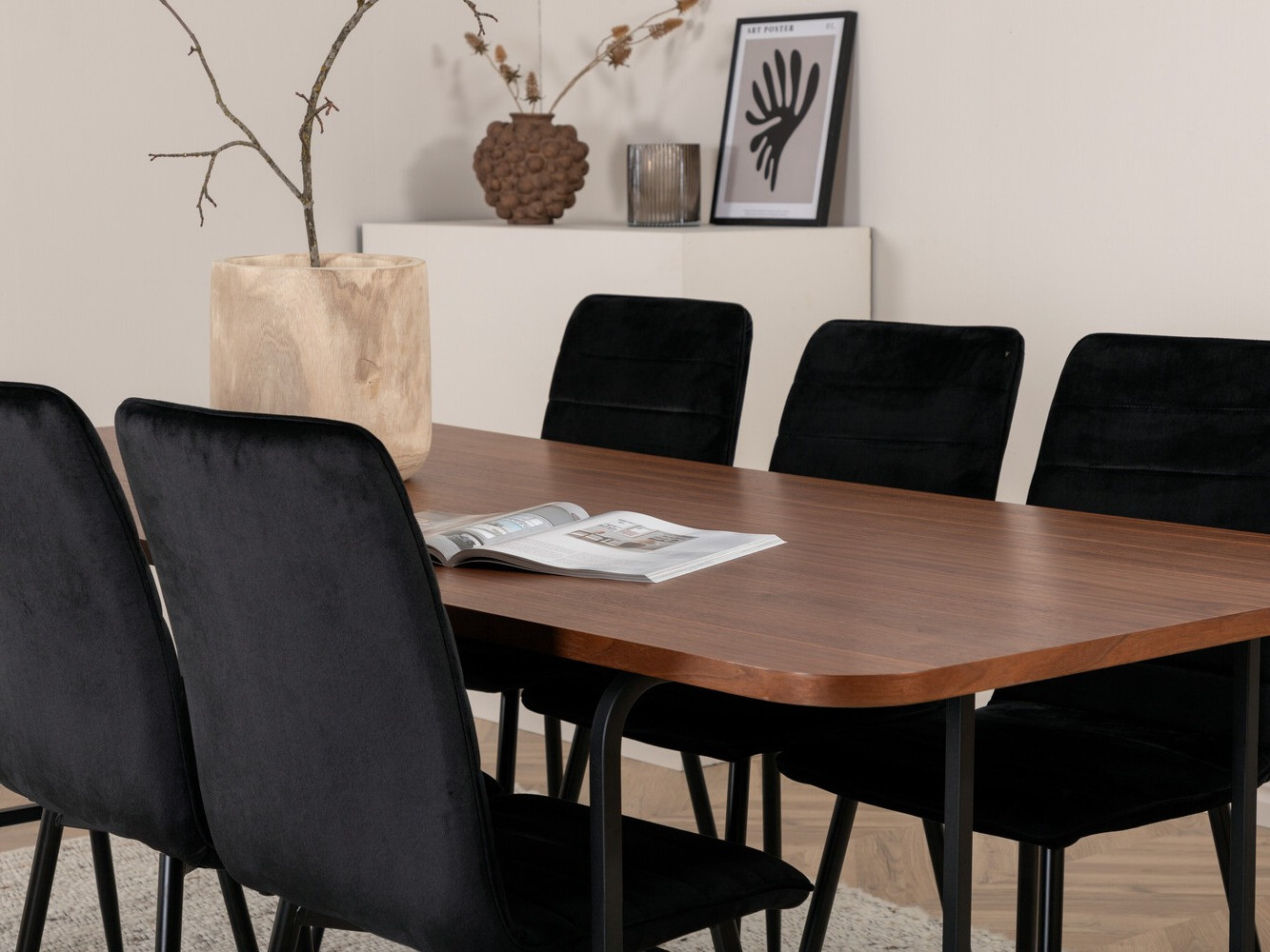 Blagovaonski set Dallas 2792 (Crna)