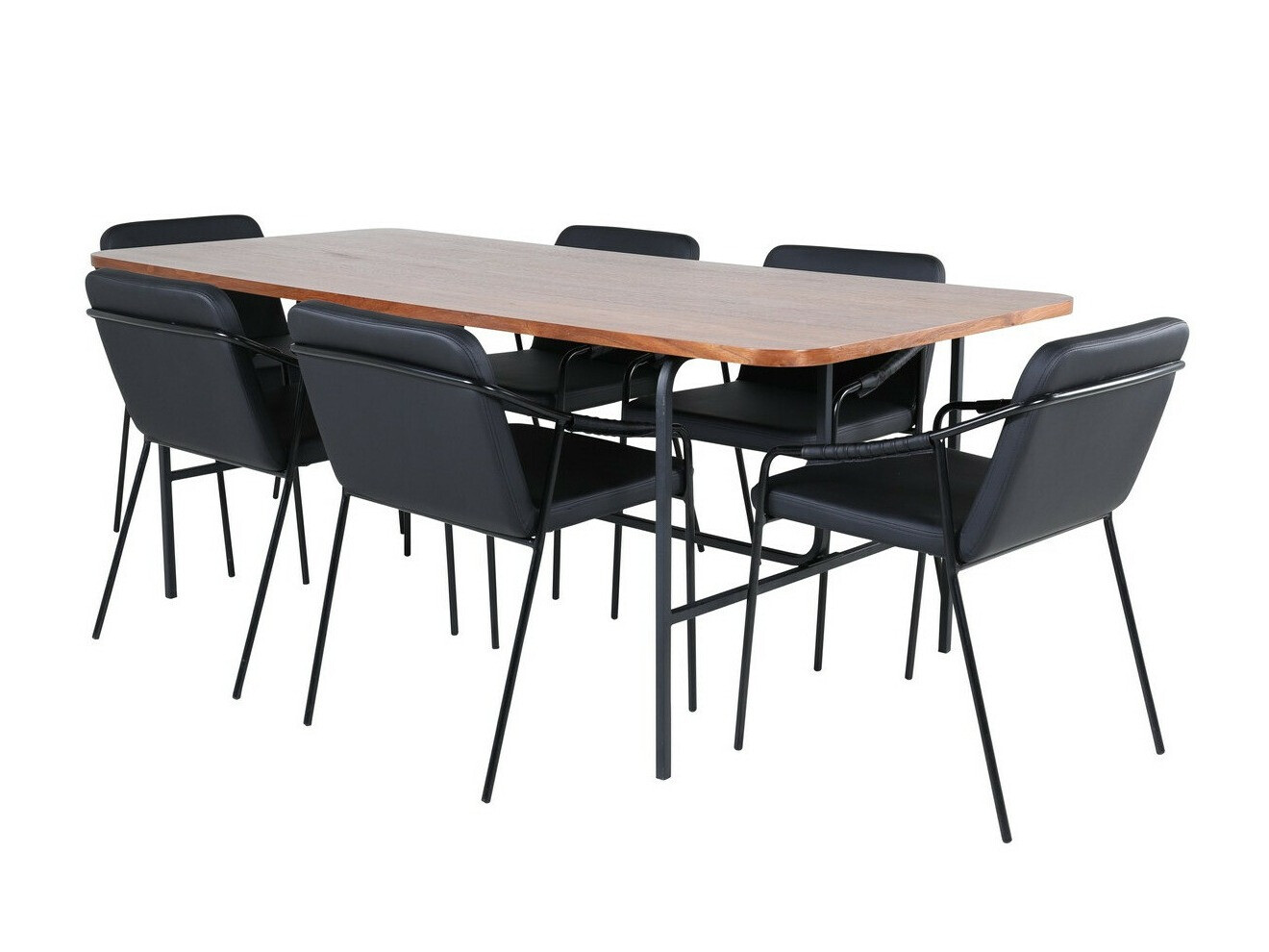 Blagovaonski set Dallas 2797 (Orah + Crna)