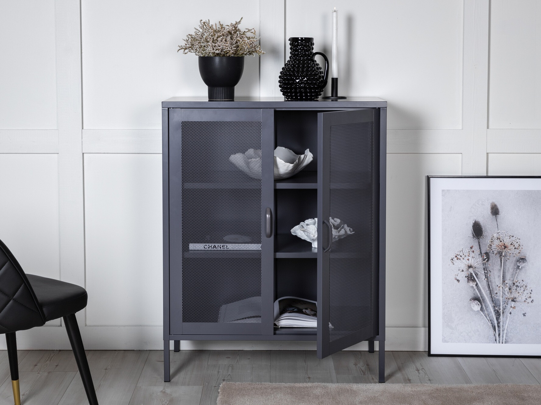 Ormarić Dallas 117 (Siva)