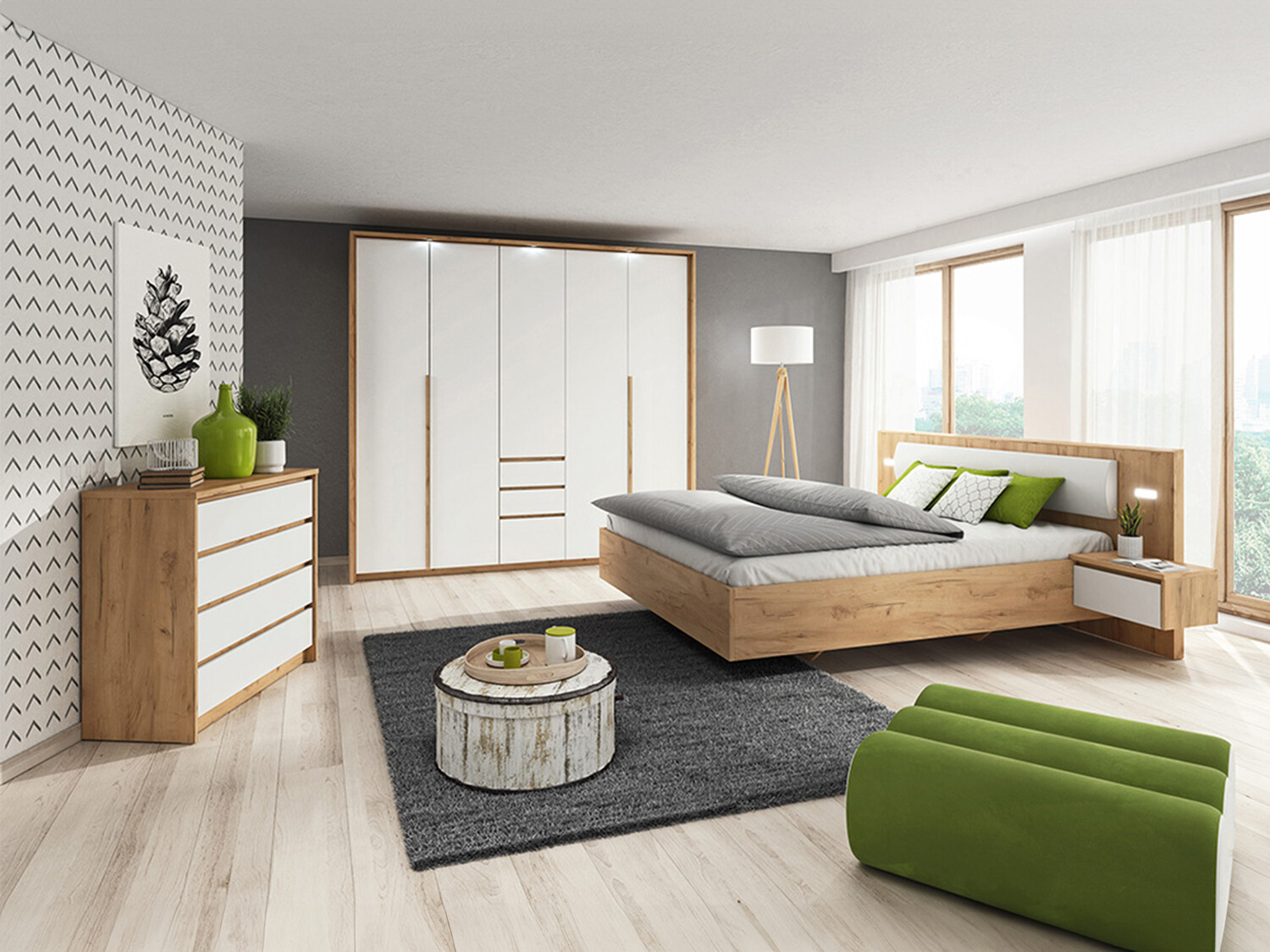 Set za spavaću sobu Evarenoi 104