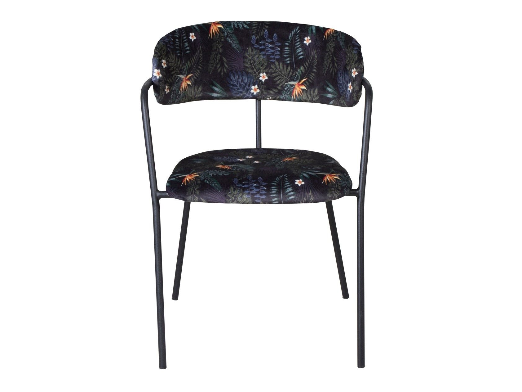 Stolica Dallas 108 (Cvjetni uzorak + Crna)