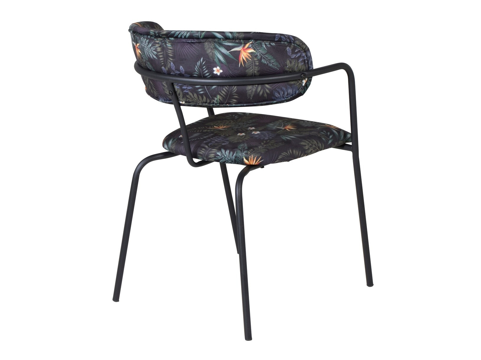 Stolica Dallas 108 (Cvjetni uzorak + Crna)