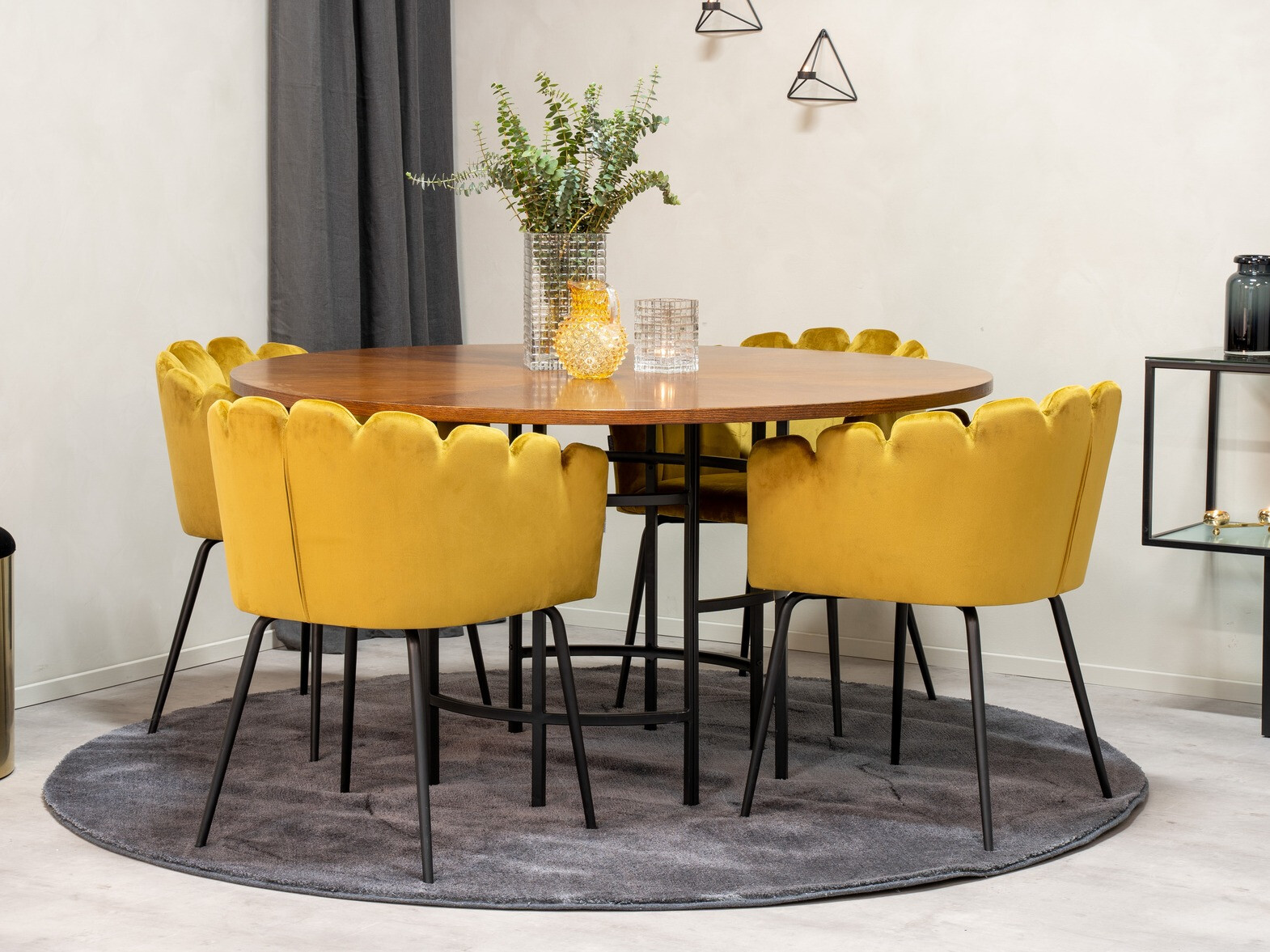 Stolica Dallas 134 (Žuta + Crna)