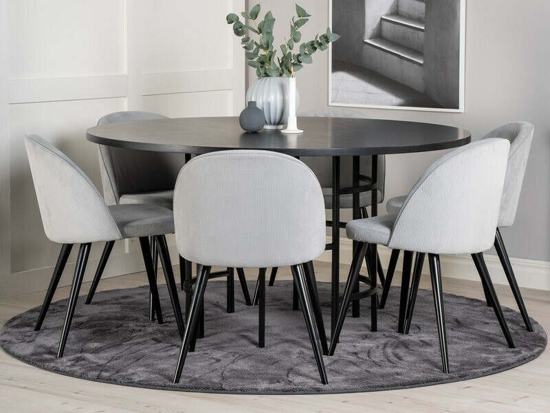 Stolica Dallas 136 (Siva + Crna)