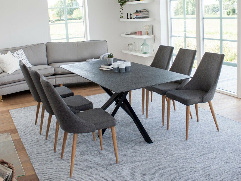 Stolica Dallas 159 (Tamno siva + Smeđa)