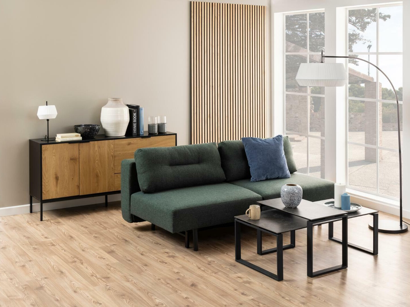 Stolići za kavu Norsica 421 (Tamno sivo + Crna)