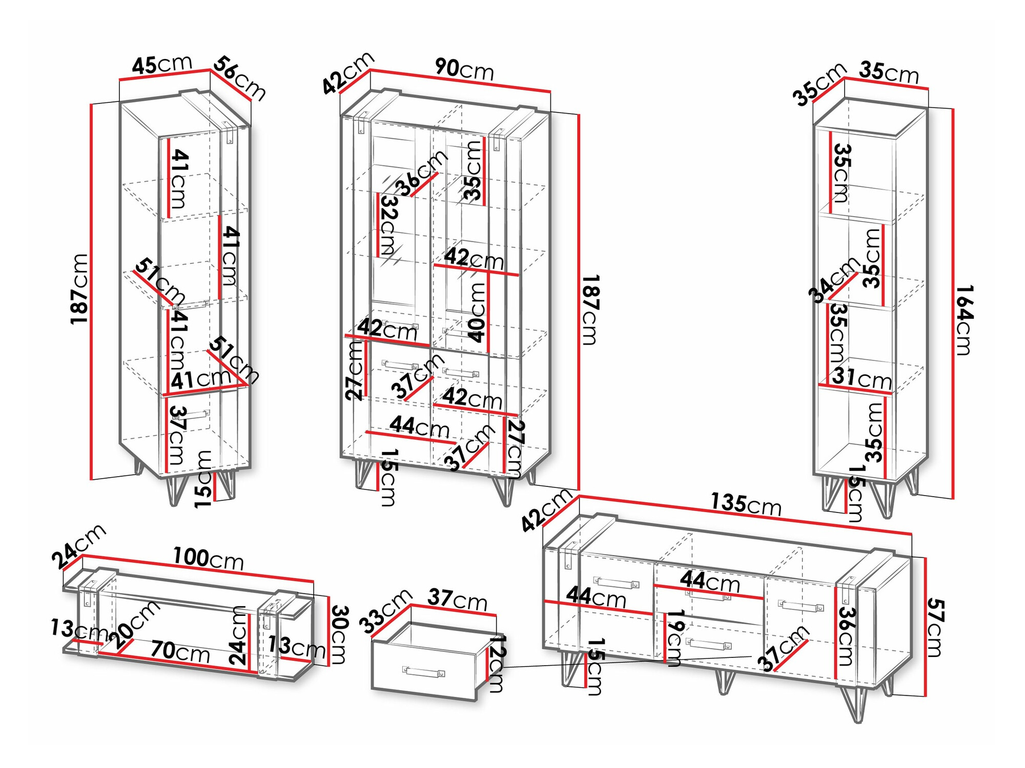 Set za dnevni boravak Domdele 112
