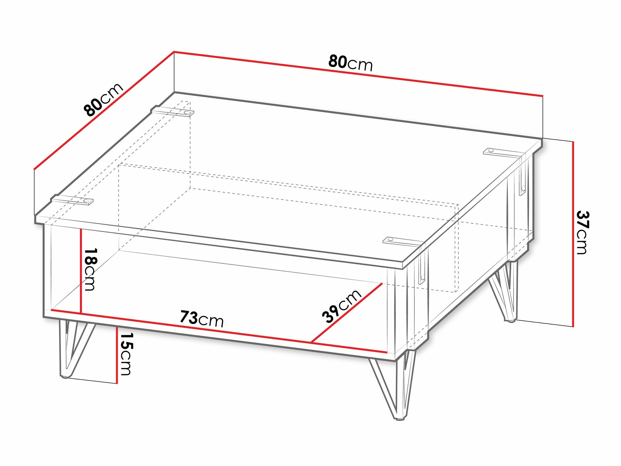 Stolić za kavu Domdele 111