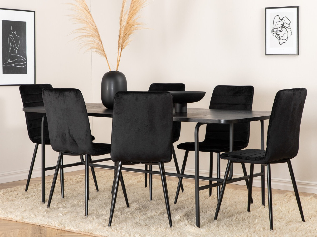 Blagovaonski set Dallas 2768 (Crna)