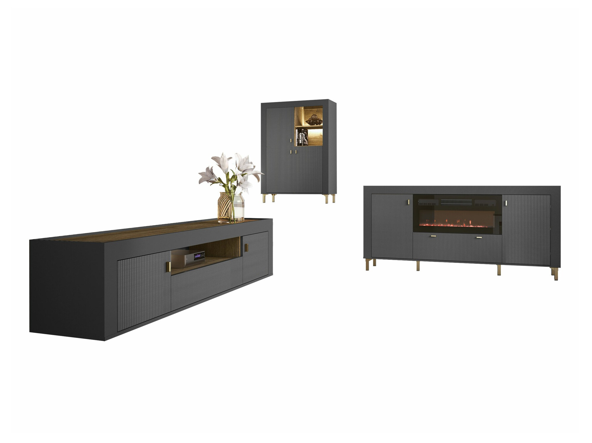 Dnevni boravak Mormavu 115 (Mat crna)