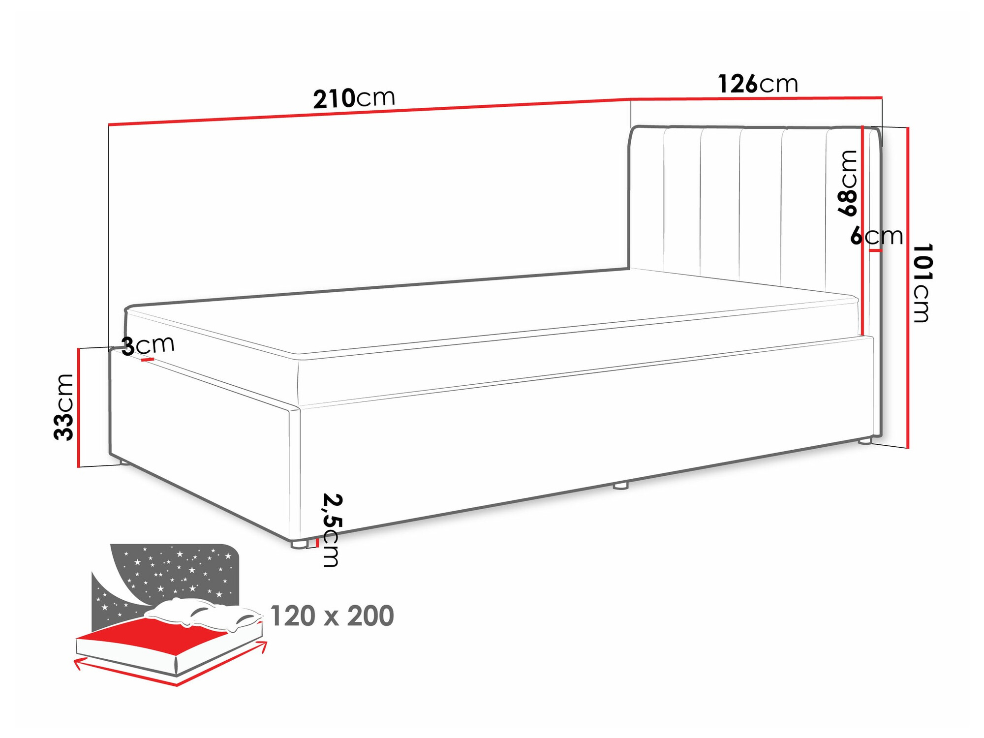 Krevet Mormavu 111 (Cloud 03)