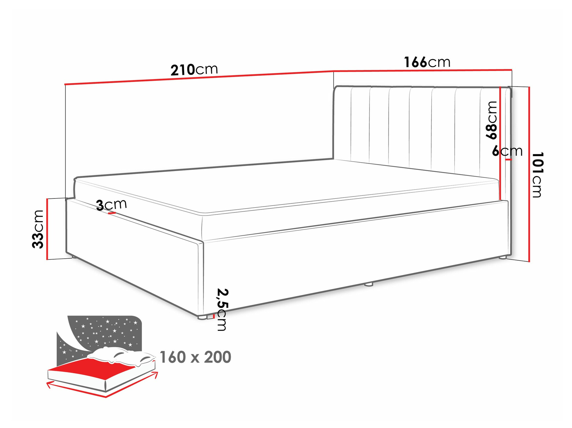 Krevet Mormavu 111 (Cloud 03)