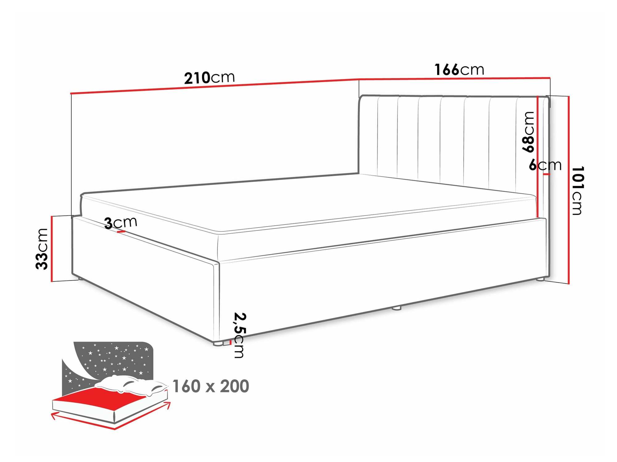 Krevet Mormavu 111 (Cloud 82)