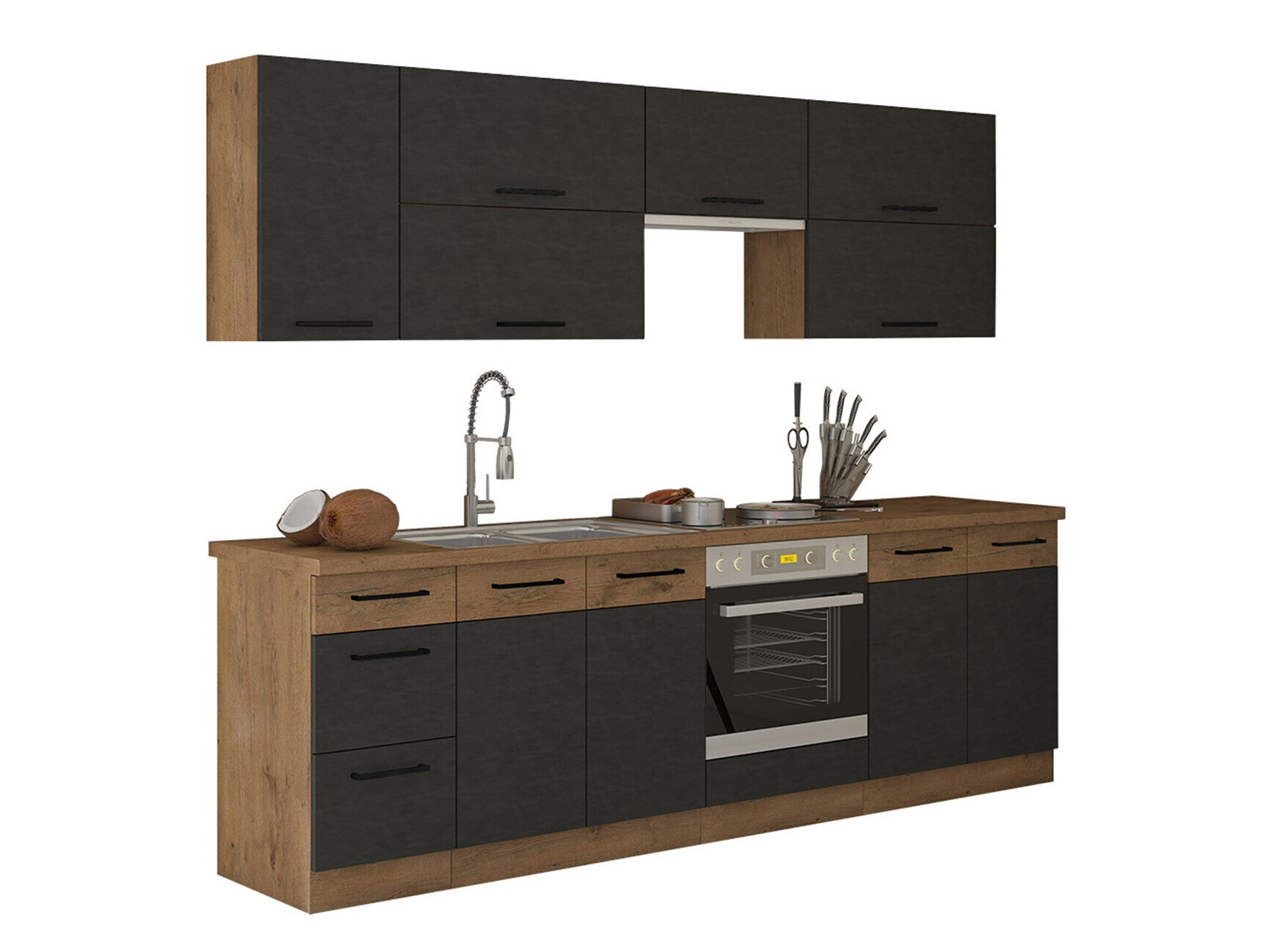 Modularan kuhinjski set Wood Grey 135